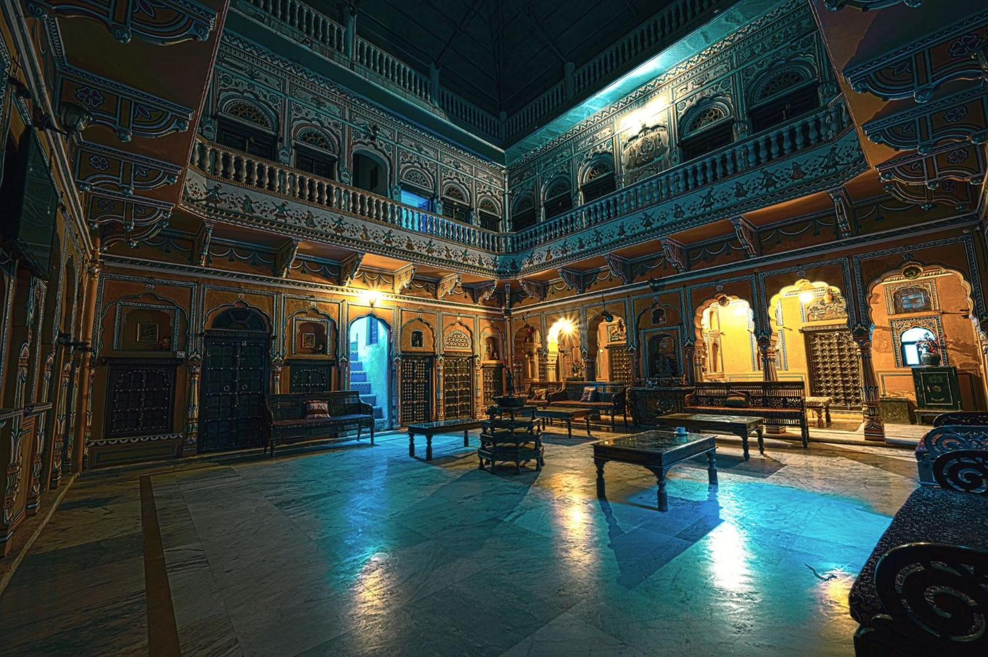 Hotel Radhika Haveli, Mandawa มันดาวา ภายนอก รูปภาพ